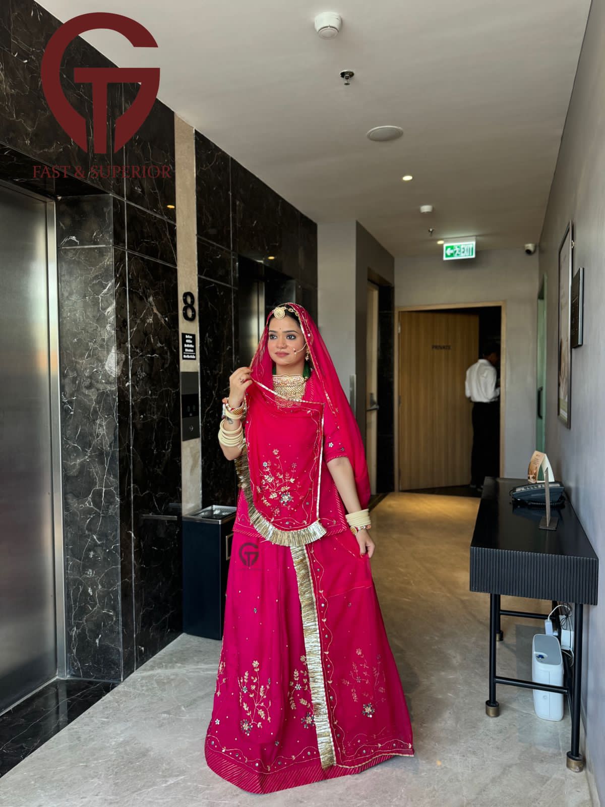 Elegant Partywear Rajasthani Suit Stay on Trend