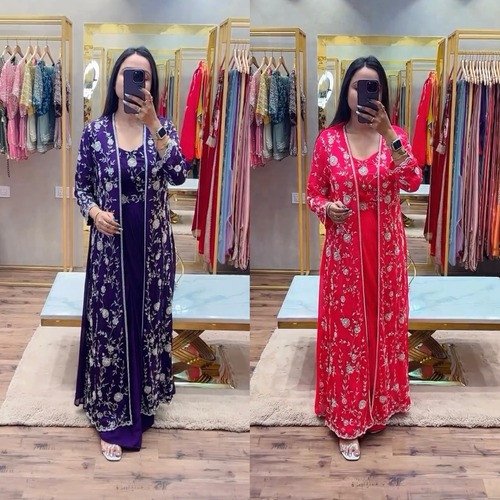 WOMEN READY TO WEAR SAREE WITH PLEATS