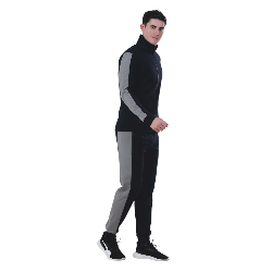 Full Warm Black Premium Winter Tracksuit Set- Jacket & Track Pant