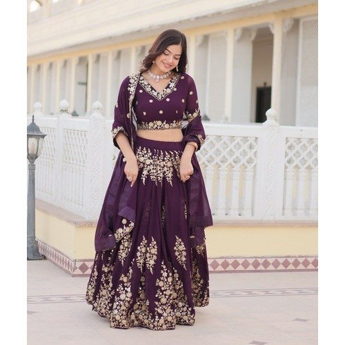 WOMEN WEDDING LEHENGA CHOLI WITH DUPATTA COLLECTIONS