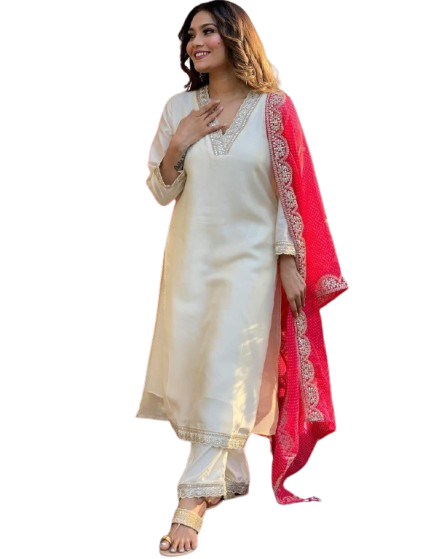 Heavy chanderi with digital print suits for women