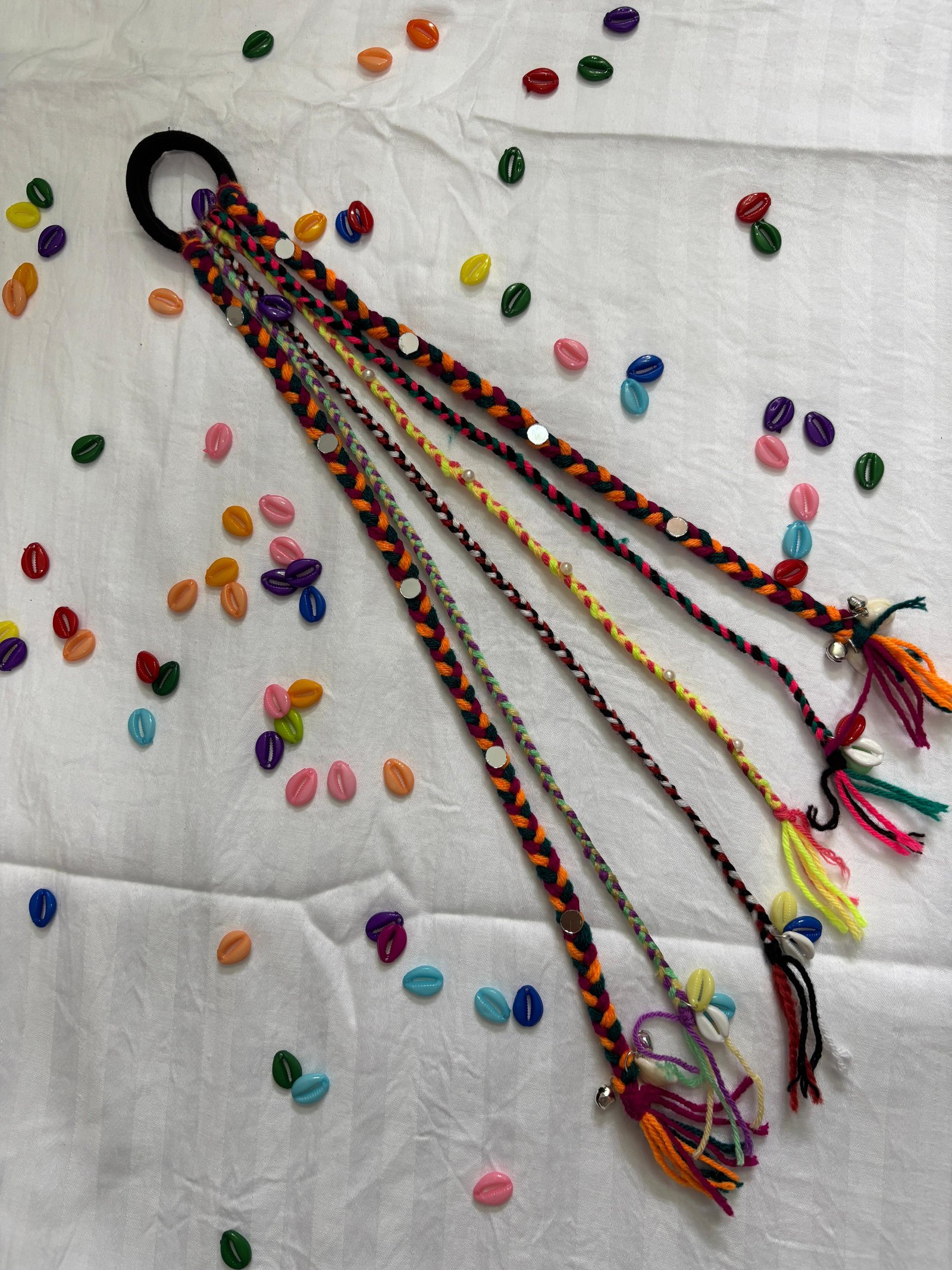 Handmade Hair Accessory for Navratri