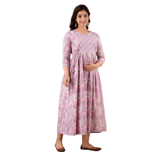 Printed Maternity Feeding Kurti For Women