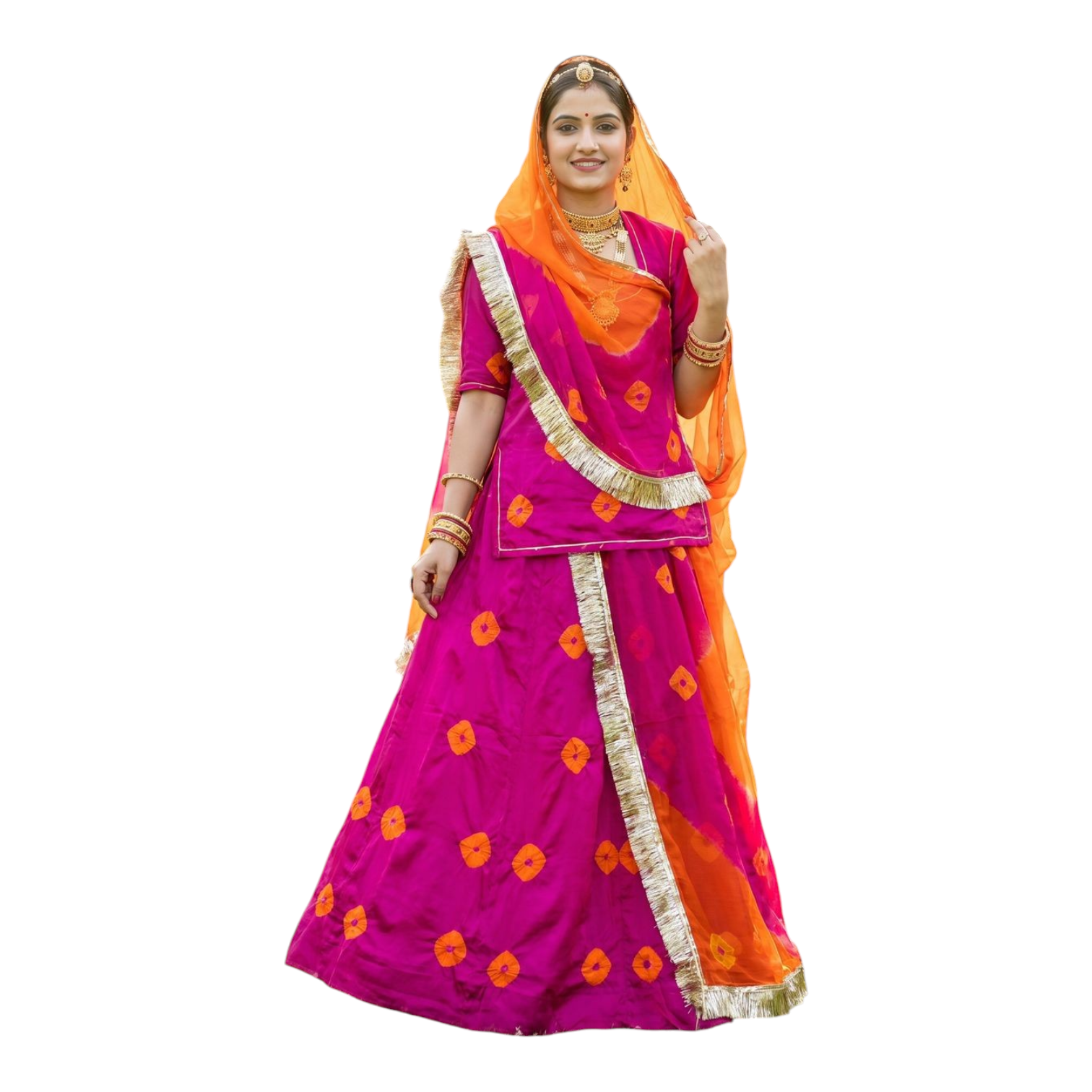 Designer Satin Suit Rajputi Poshak for Women – Traditional Rajasthani Ethnic Wear