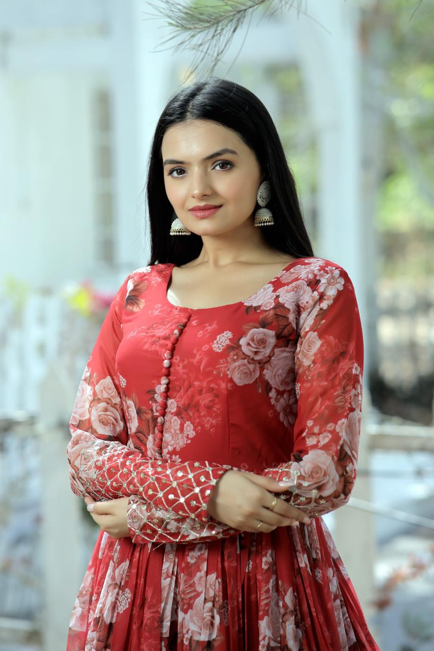 Premium Designer Readymade Gown – Elegant Party Wear