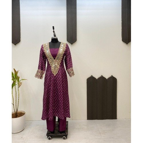 New Stylish Kurta Pant with Tube Blouse Set