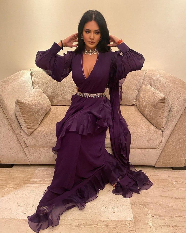 women wedding  ready to wear saree