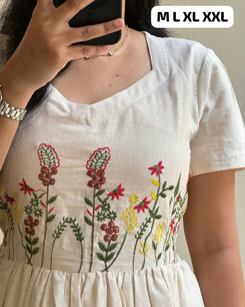 Women's Cotton Midi Dress Perfect for Summer