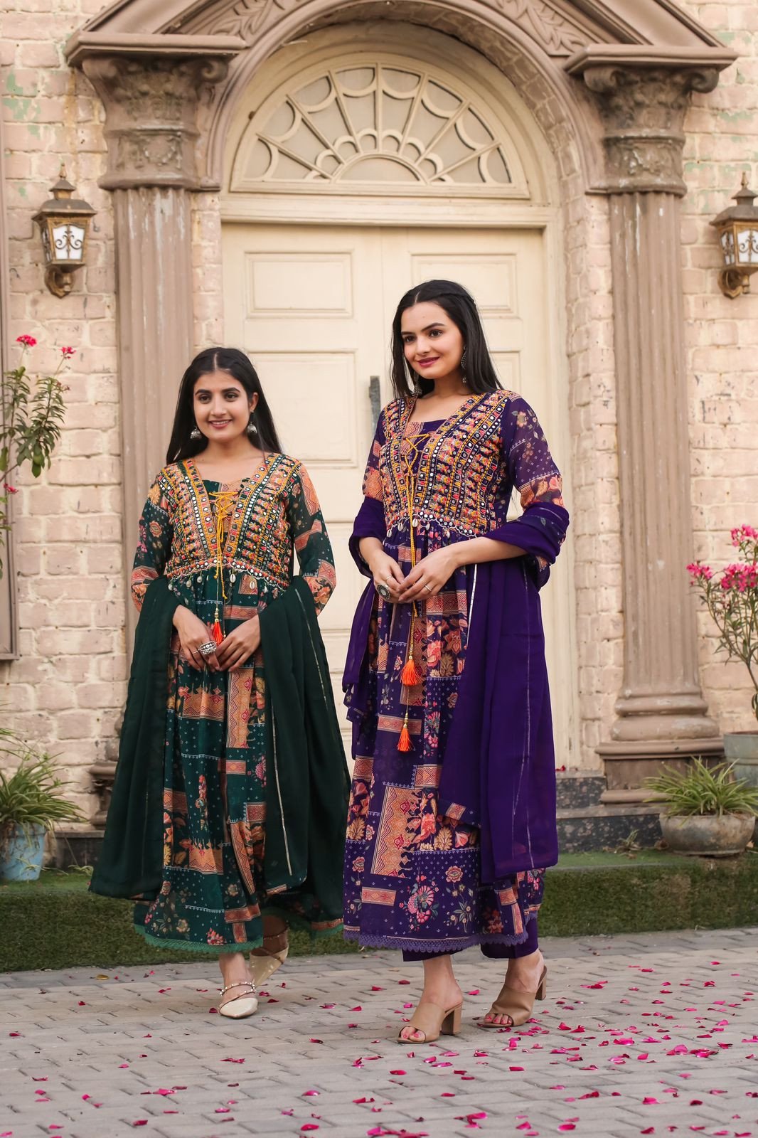 Navratri Special Gown Suit