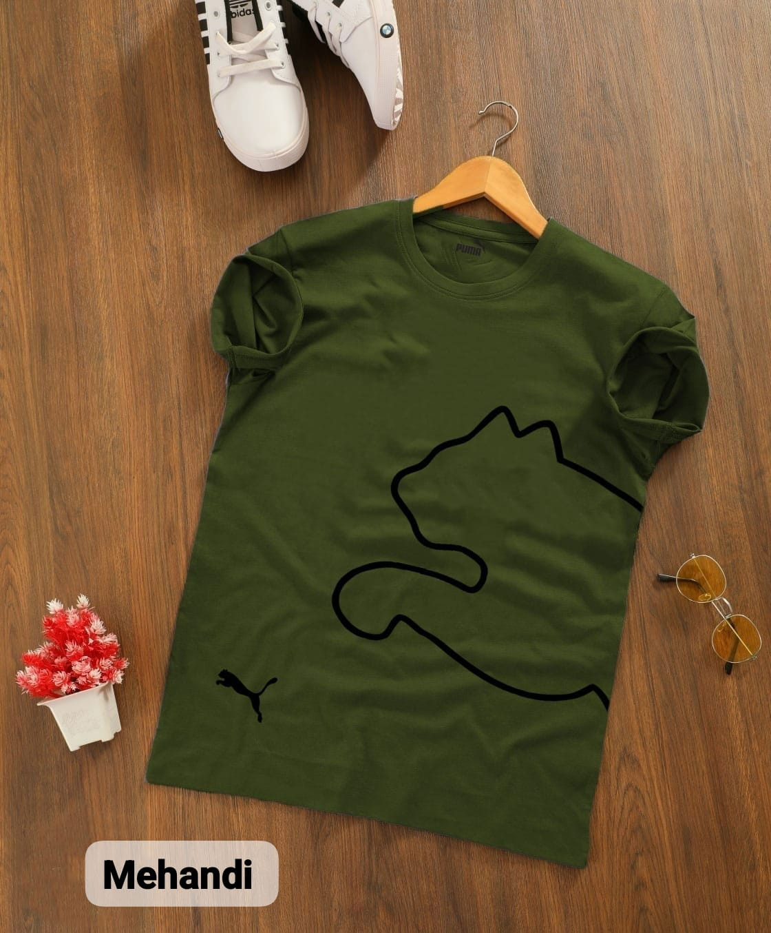 Puma cotton  t shirt for mens