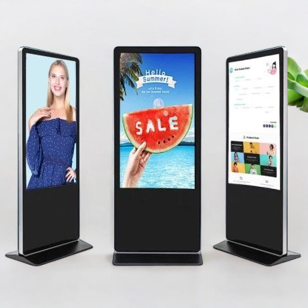 43” Digital Marketing Standee with 4K LED Display | Android | Touch-Free Promotions