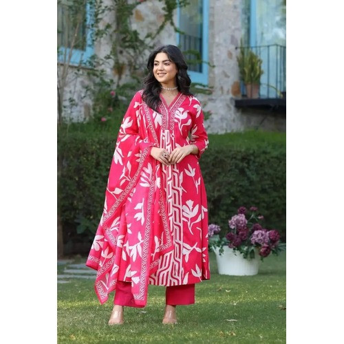 New Style with Traditional Women's Anarkali Kurta Set