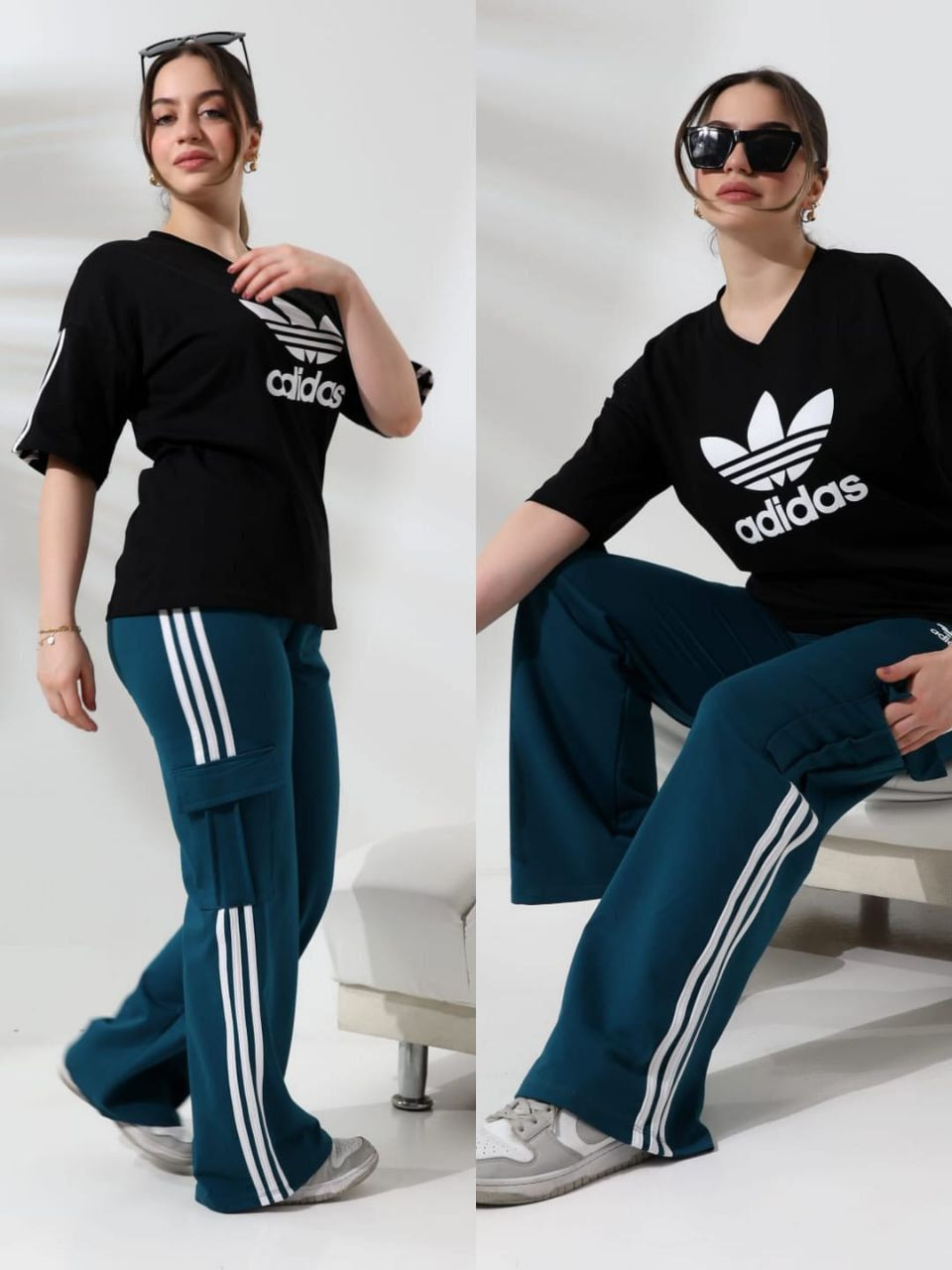 women trousers sets with comport fit