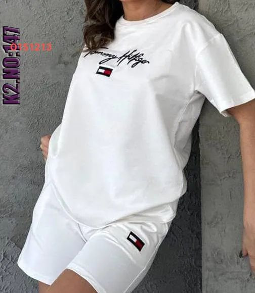 Tommy hilfiger t-shirt and short for women