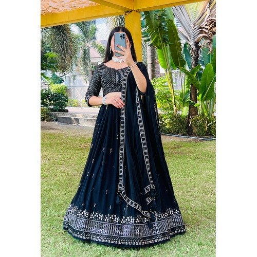 Black Lehenga For Sangeet Night