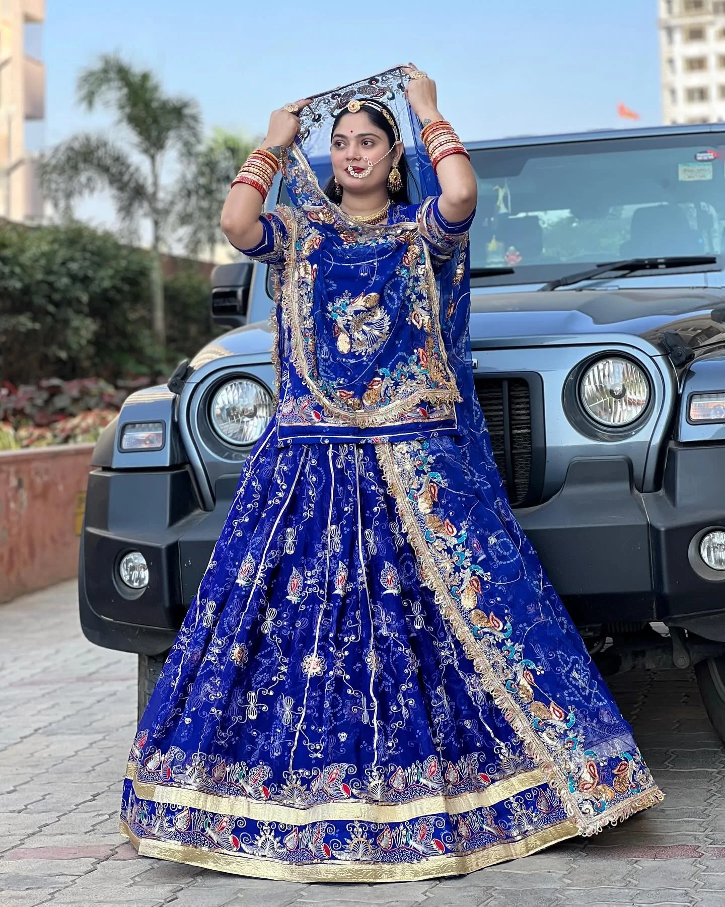 Heavy Designer Bridal Poshak with 7 Meter Gher Lehenga – Royal Fabric & Vintage Kasab-Zari Work