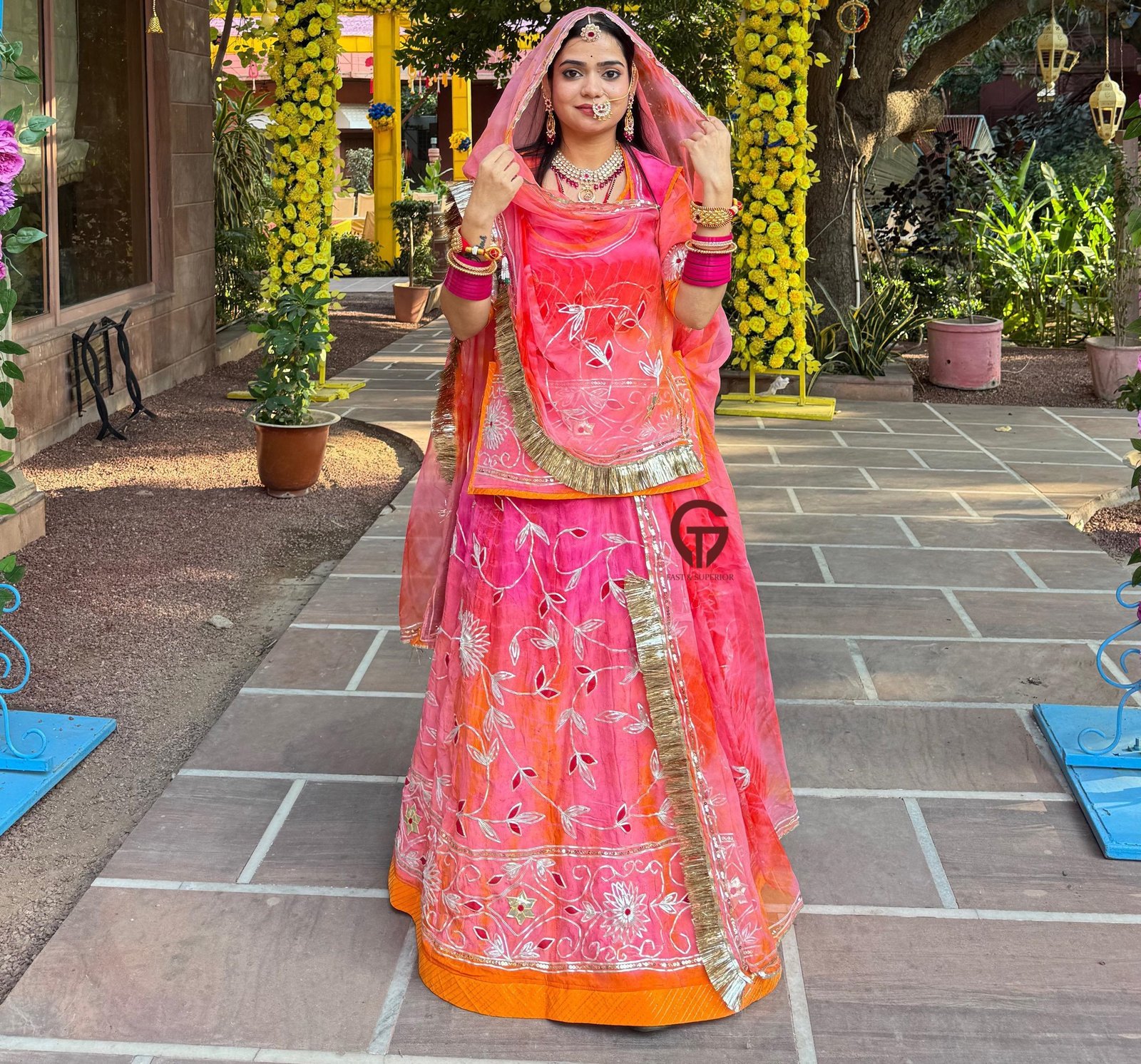 Royal rajwari rajputi poshak for women
