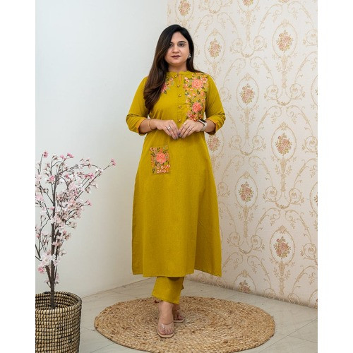 Elegant Embroidered Cotton Set