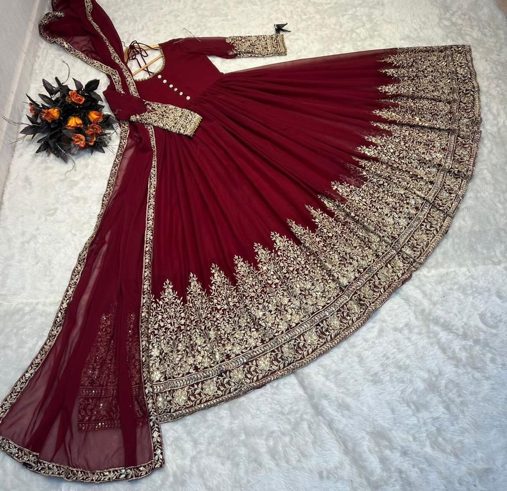 DESIGNER GOWN DUPATTA SET for women