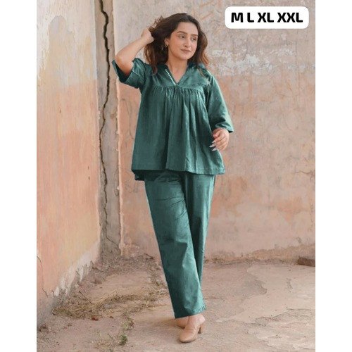 Stylish Teera Rust Cord Set with Flared Comfort Fit