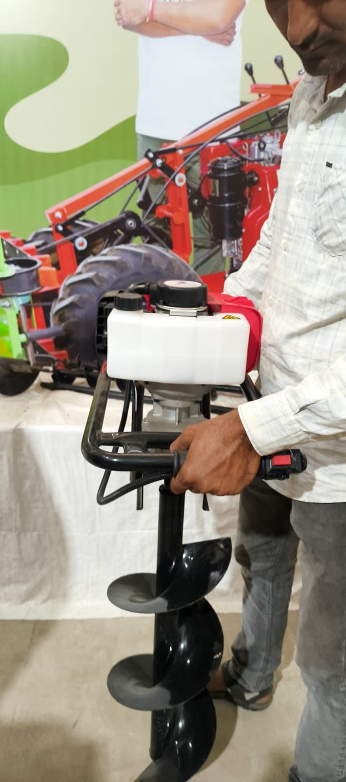 52CC Petrol Earth Auger | Powerful Soil Drill for Gardening & Construction