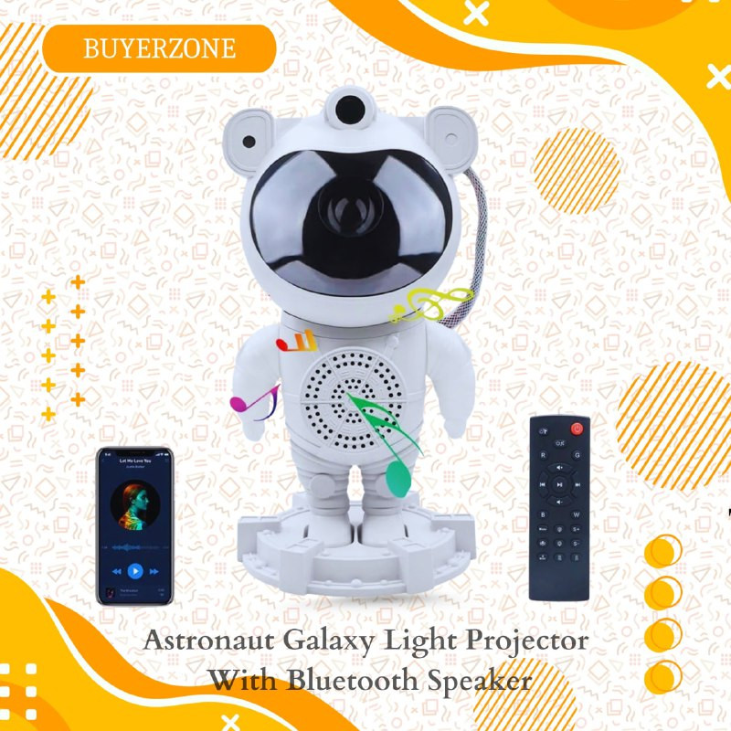 Astronaut Galaxy Light Projector With Bluetooth Speaker