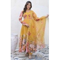 Digital Print Women Ethinic Gown For Most Trending